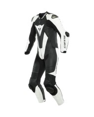 MONO DAINESE LAGUNA SECA 5 PROFESIONAL PERFORADO NGR/BLC TALLAS ESPECIALES | 1 Pieza de moto | %brands%
