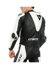 MONO DAINESE LAGUNA SECA 5 PROFESIONAL PERFORADO NGR/BLC TALLAS ESPECIALES | 1 Pieza de moto | %brands%