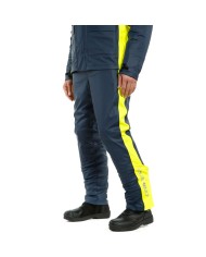 PANTALONES DANESE IMPERMEABLES STORM 2 UNISEX BLACK-IRIS/AMARILLO FLUOR