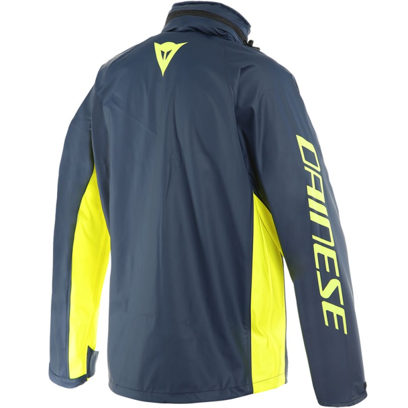 CHAQUETA DAINESE IMPERMEABLE STORM 2 UNISEX IRIS/AMARILLO FLUOR