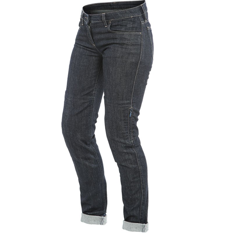 PANTALONES VAQUEROS DAINESE DENIM SLIM TEX LADY BLUE