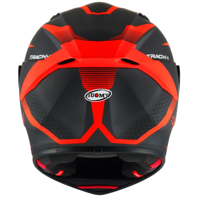 CASCO SUOMY TRACK-1 REACTION MATT ANTHRACITE/RED  | Cascos Integrales de moto | %brands%