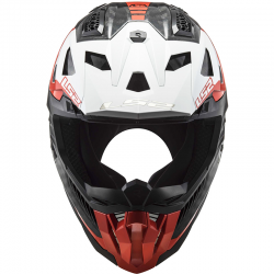 CASCO LS2 X-FORCE CARBONO VICTORY RED/WHITE