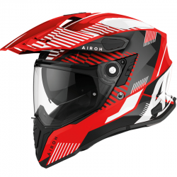 CASCO AIROH COMMANDER BOOST RED GLOSS
