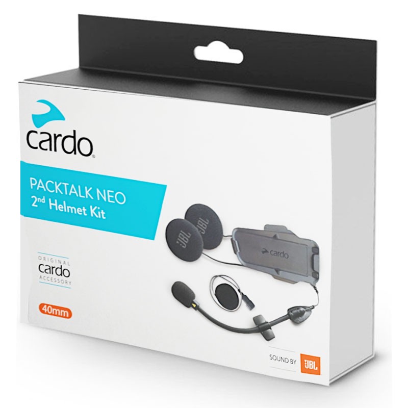 KIT AUDIO JBL CARDO PACKTALK NEO/CUSTOM PARA SEGUNDO CASCO | Accesorios y recambios de moto | %brands%