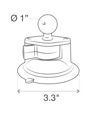 SOPORTE TIPO VENTOSA RAM MOUNTS SUCTION CUP