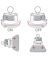 SOPORTE TIPO VENTOSA RAM MOUNTS SUCTION CUP