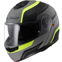 CASCO LS2 STROBE II 22.06 MODULAR MONZA MATT BLACK HI-VIS YELLOW