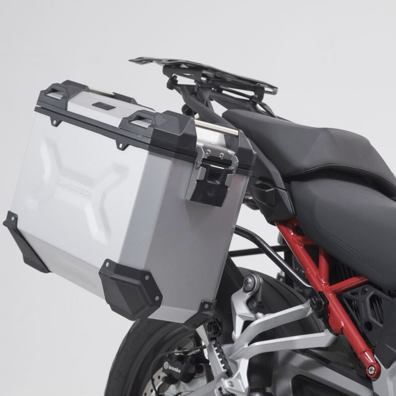 PACK MALETAS LATERALES + BAUL + BOLSAS + SOPORTES SW-MOTECH DUCATI ADV.22.822.75001/S | Maletas y  Equipajes de moto | %brands%
