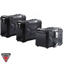 PACK MALETAS LATERALES + BAUL + BOLSAS + SOPORTES SW-MOTECH TRIUMPH ADV.11.900.75000/B