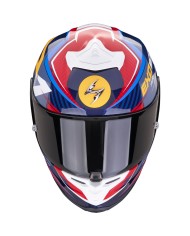 CASCO SCORPION EXO-R1 EVO AIR COUP BLUE/RED/YELLOW | Cascos de moto | %brands%