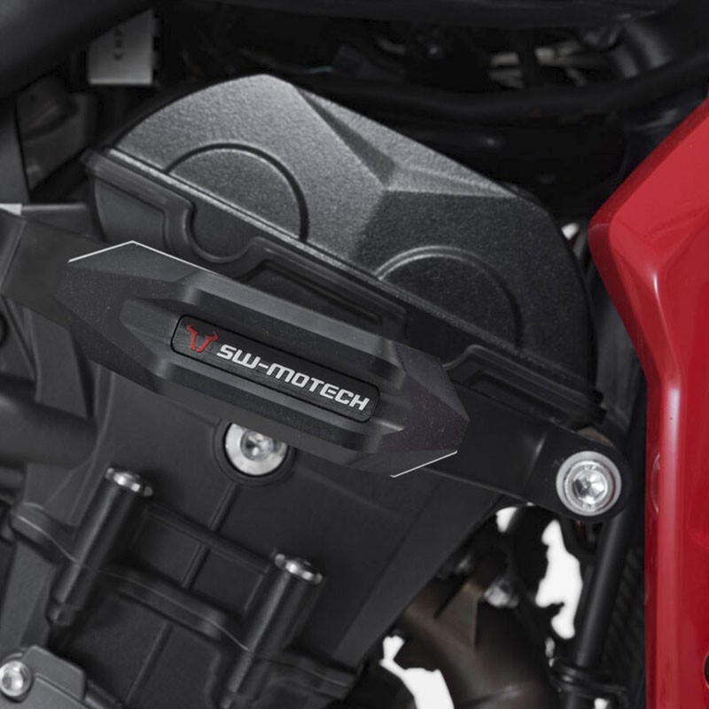 KIT DE TOPES ANTICAIDA SW-MOTECH TRIUMPH TRIDENT/TIGER 660 STP.11.590.10502/B | Protectores de carenado de moto | %brands%