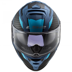 CASCO LS2 STORM II RACER NEGRO MATE/AZUL