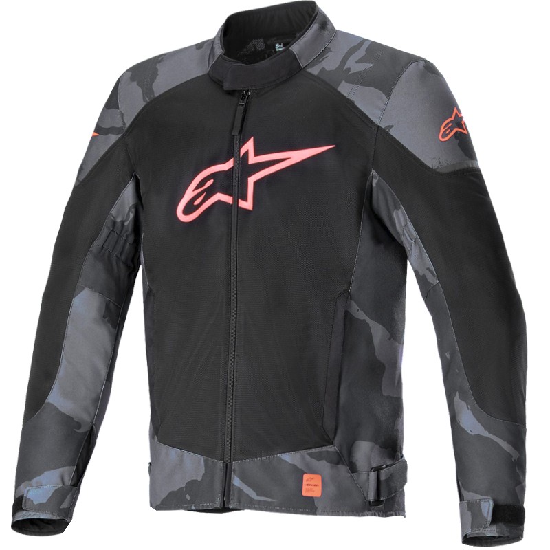 CHAQUETA ALPINESTARS T-SP X SUPERAIR GRAY CAMO/RED FLUO CHAQUETA ALPINESTARS T-SP X SUPERAIR GRAY CAMO/RED FLUO