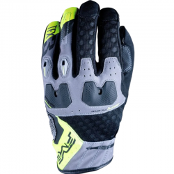 GUANTES FIVE TFX3 AIRFLOW GREY/YELLOW FLUO