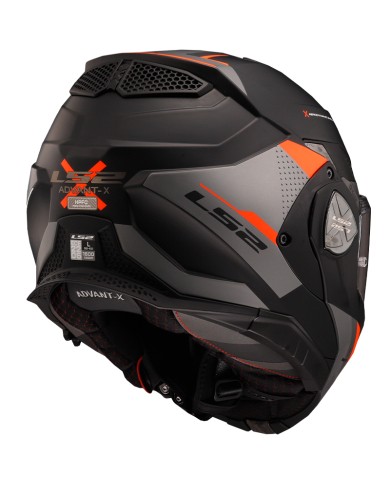 CASCO LS2 ADVANT X OBLIVION NEGRO MATE/TITANIO ECE-06