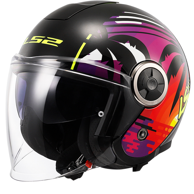 CASCO LS2 CLASSY PALM BLACK