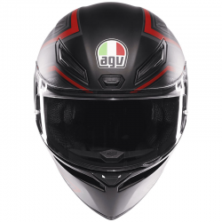 CASCO AGV K1 S E2206 SLING MATT BLACK/RED