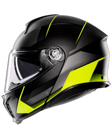 CASCO AGV TOURMODULAR PERCEPTION MATT BLACK/YELLOW FLUO