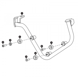 FIJACION ALFORJA DERECHA SW-MOTECH YAMAHA HTA.06.642.11001 XSR700