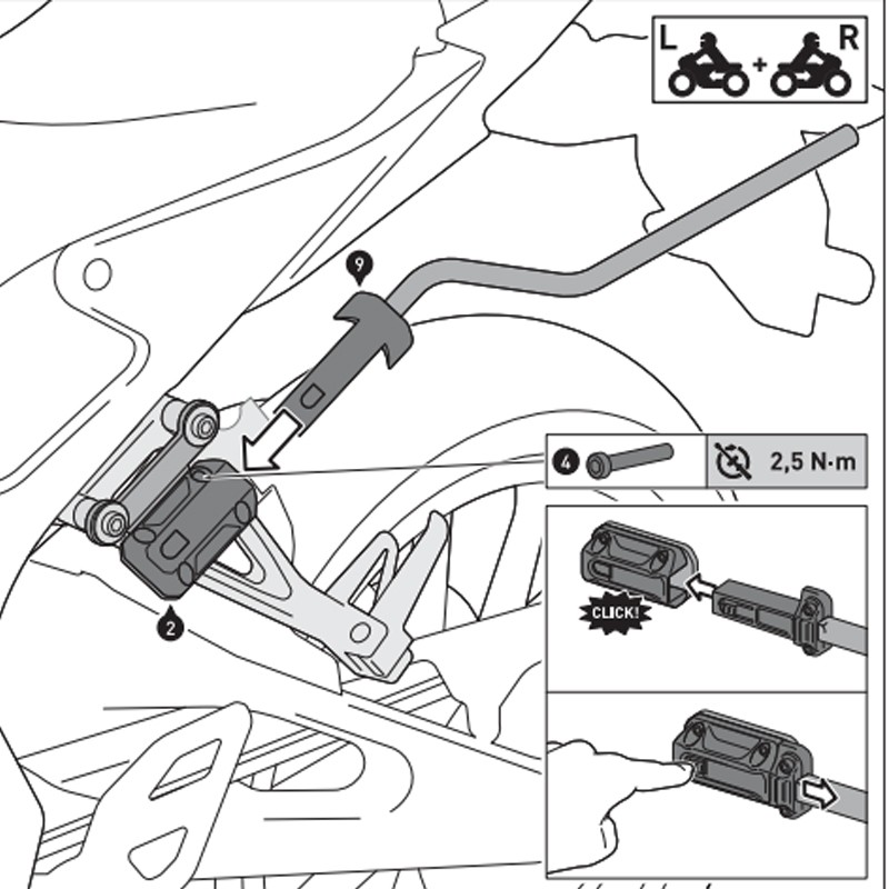 PACK SW-MOTECH DE ALFORJAS Y SEPARADORES PRO BLAZE H YAMAHA BC.HTA.06.740.36800 | Alforjas de moto | %brands%