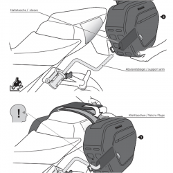 PACK SW-MOTECH DE ALFORJAS Y SEPARADORES PRO BLAZE YAMAHA BC.HTA.06.740.30301