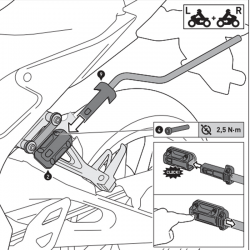 PACK SW-MOTECH DE ALFORJAS Y SEPARADORES PRO BLAZE H KTM BC.HTA.04.740.35500