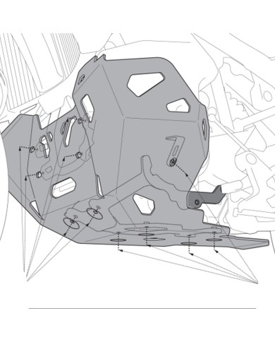 CUBRECARTER SW-MOTECH ENGINE GUARD KTM MSS.04.521.10002/B