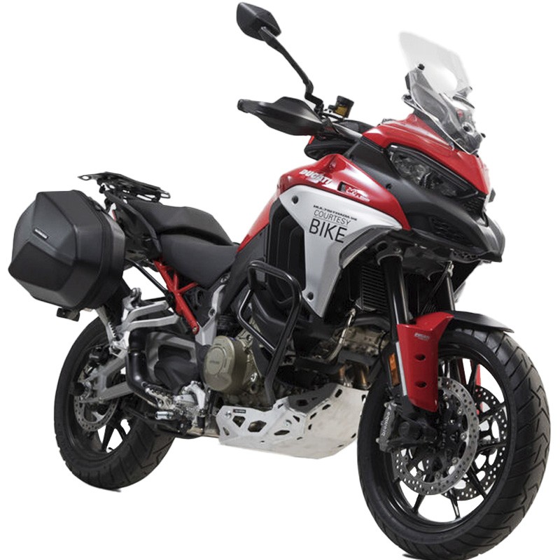 PACK MALETAS LATERALES + SOPORTES + BOLSAS SW-MOTECH AERO ABS DUCATI KFT.22.822.60101/B | Maletas y  Equipajes de moto | %brands%