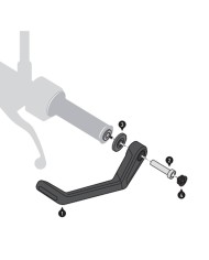 JUEGO DE PROTECTORES DE MANETA SW-MOTECH BMW LVG.07.913.10001/B | Otros accesorios de moto | %brands%