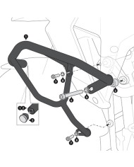 DEFENSAS DE MOTOR SW-MOTECH CRASH BAR SUZUKI V-STROM 800 SBL.05.845.10002/B | Protectores de motor de moto | %brands%
