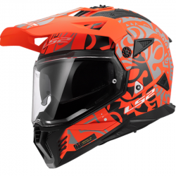 CASCO LS2 PIONEER II RANGI ORANGE