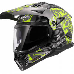 CASCO LS2 PIONEER II RANGI H-V YELLOW