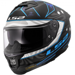 CASCO LS2 STREAM II GALDAM BLACK/BLUE