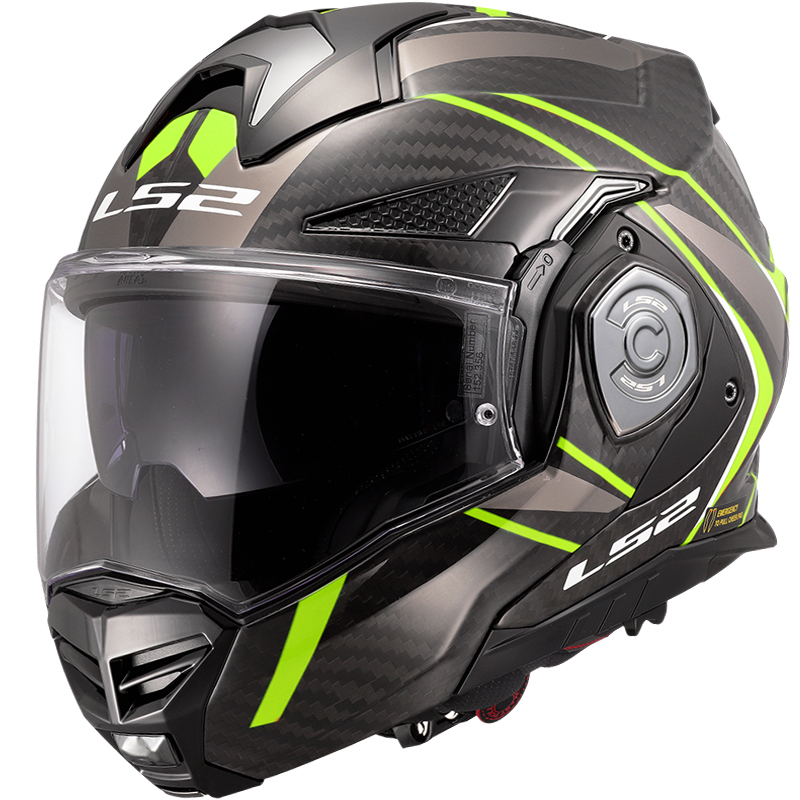 CASCO LS2 ADVANT X CARBON FUTURE II H-V YELLOW