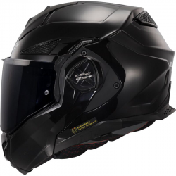 CASCO LS2 ADVANT X MODULAR NEGRO BRILLO