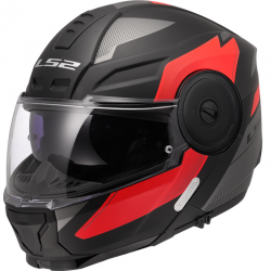 CASCO LS2 SCOPE II DURIA MODULAR BLACK/RED