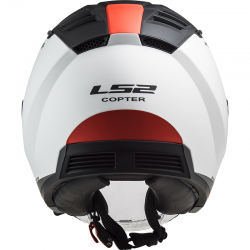 CASCO LS2 COPTER II URBANE MATT WHITE/RED