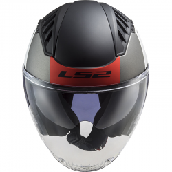 CASCO LS2 COPTER II URBANE MATT WHITE/RED