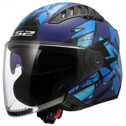 CASCO LS2 COPTER II KANJI BLUE