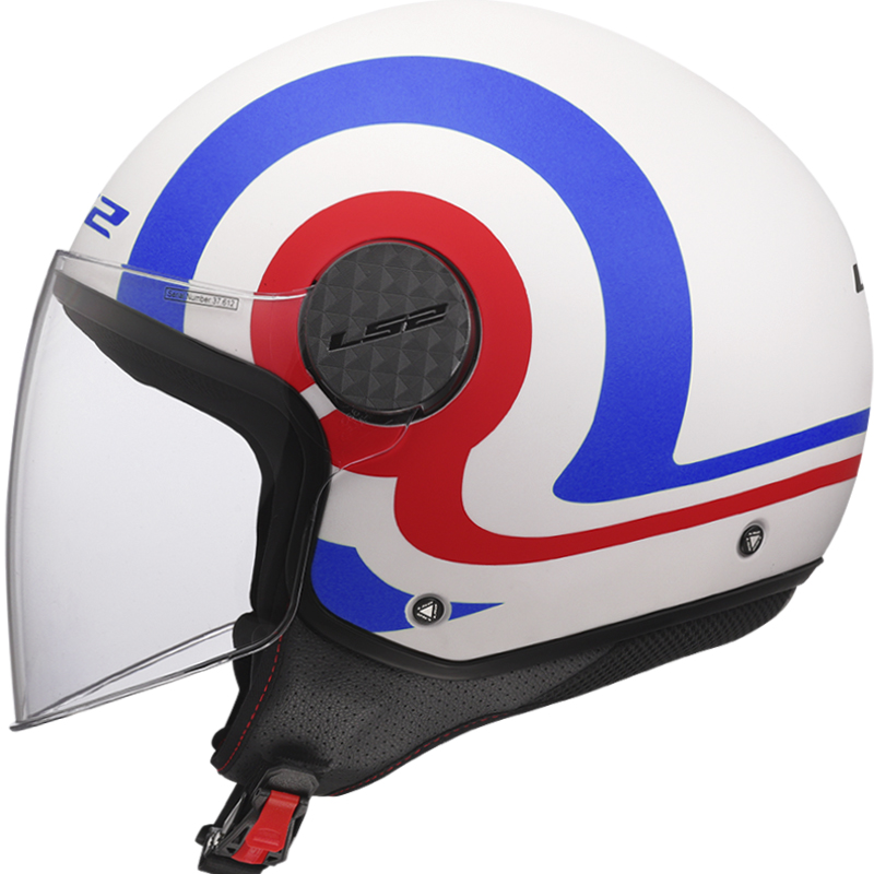 CASCO LS2 SPHERE LUX II URBY WHITE/BLUE/RED