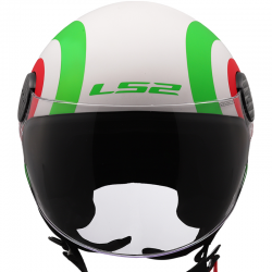 CASCO LS2 SPHERE LUX II URBY WHITE/GREEN/RED