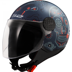 CASCO LS2 SPHERE LUX II MAXCA COBALT/ORANGE