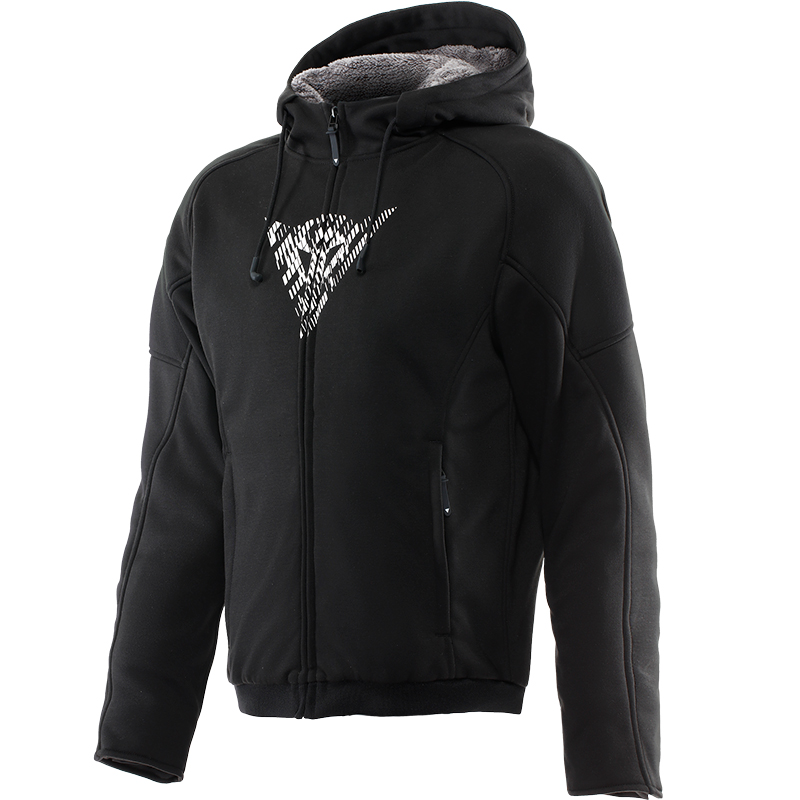 CHAQUETA DAINESE BOVISA SAFETY HOODIE FULL ZIP BLACK/WHITE