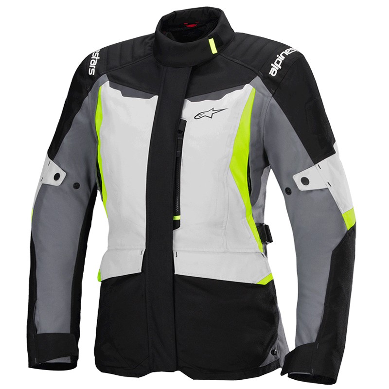 CHAQUETA ALPINESTARS STELLA ST-1 WATERPROOF LADY ICE GRAY/BLACK/YELLOW FLUO CHAQUETA ALPINESTARS STELLA ST-1 WATERPROOF LADY ICE GRAY/BLACK/YELLOW FLUO