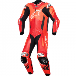 MONO ALPINESTARS GP PLUS V4 SPRINT PROFESIONAL RED FLUO/RED MEDIUM/WHITE