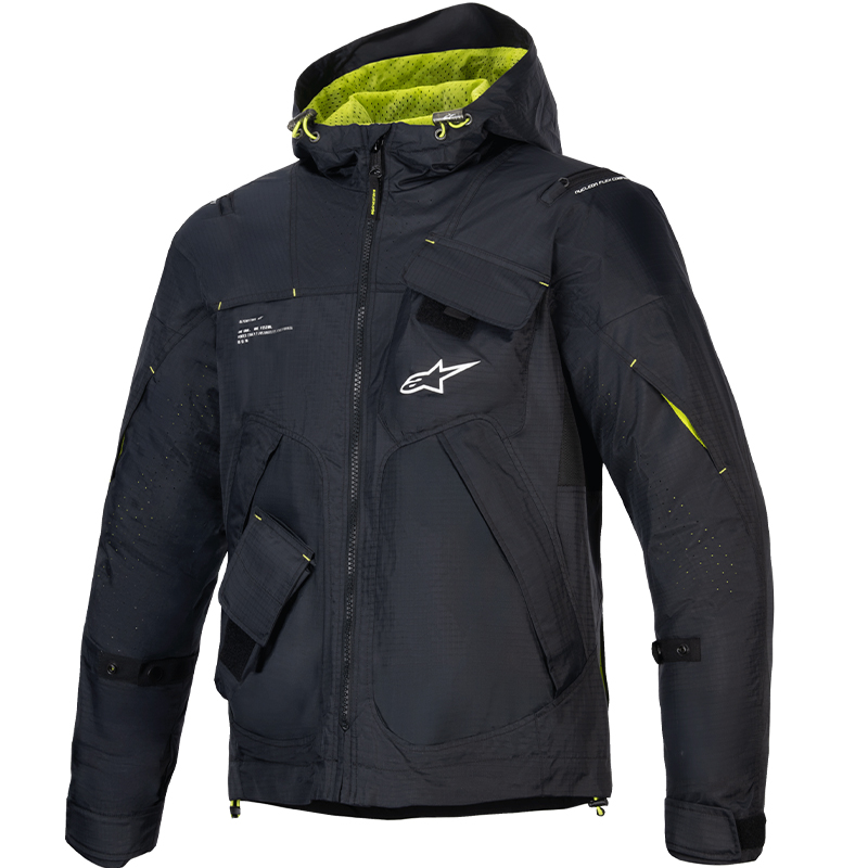 CHAQUETA ALPINESTARS MOGRESS AIR BLACK/LIME PUNCH/WHITE