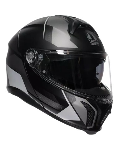 CASCO AGV TOURMODULAR PERCEPTION MATT BLACK/SILVER