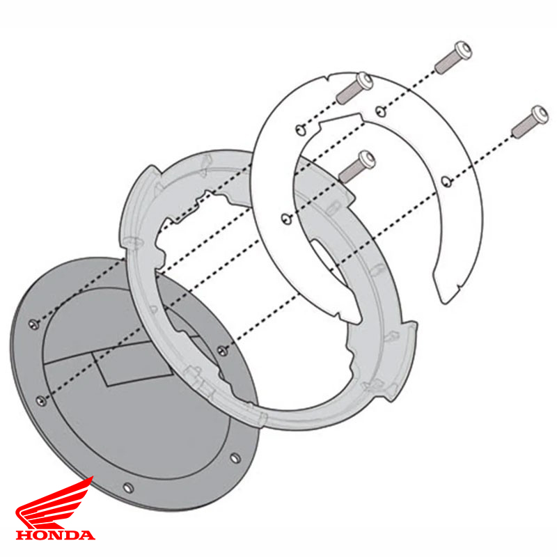 ADAPTADOR GIVI PARA BOLSAS TANKLOCK BF03