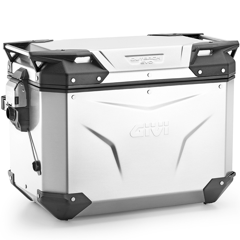 MALETA GIVI TREKKER OUTBACK EVO SMART 44 ANODIZED OBKEV44AAR DERECHA